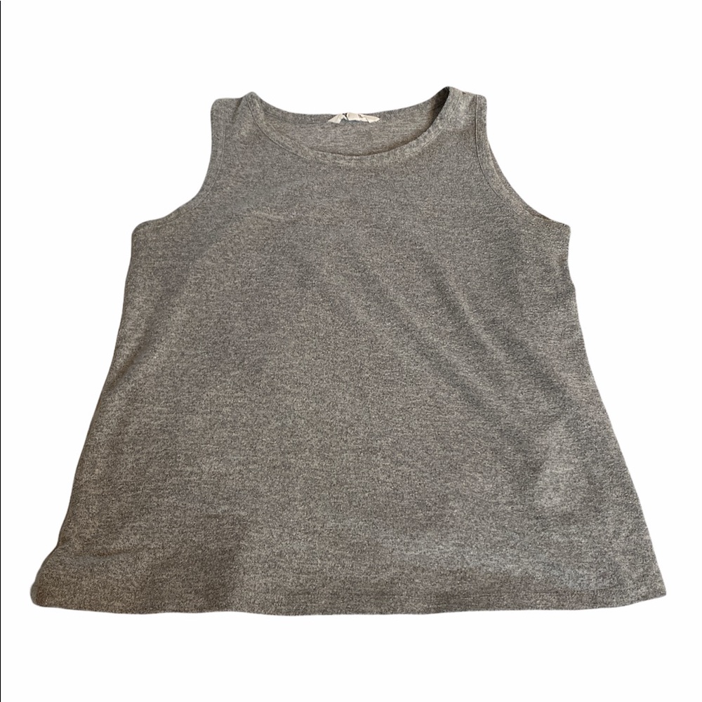 BB Dakota Tank with Cropped Back - Grey
